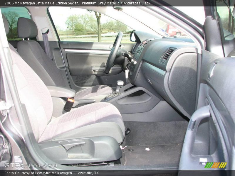 Platinum Grey Metallic / Anthracite Black 2006 Volkswagen Jetta Value Edition Sedan