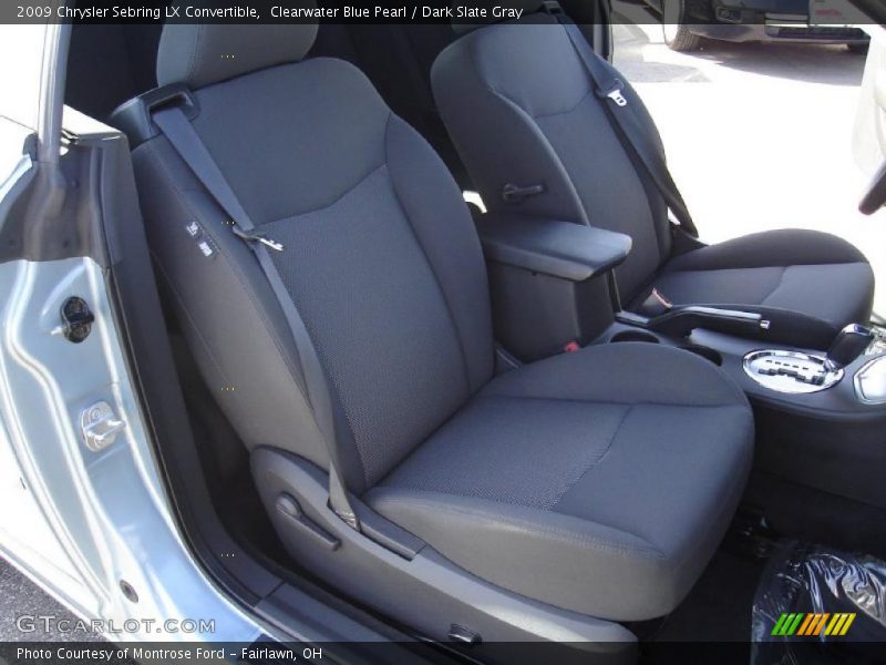 Clearwater Blue Pearl / Dark Slate Gray 2009 Chrysler Sebring LX Convertible