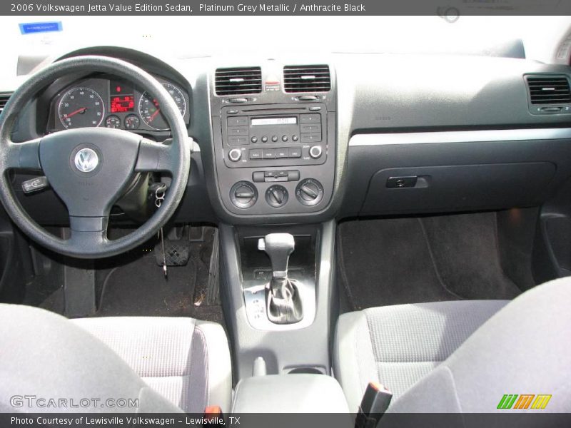 Platinum Grey Metallic / Anthracite Black 2006 Volkswagen Jetta Value Edition Sedan