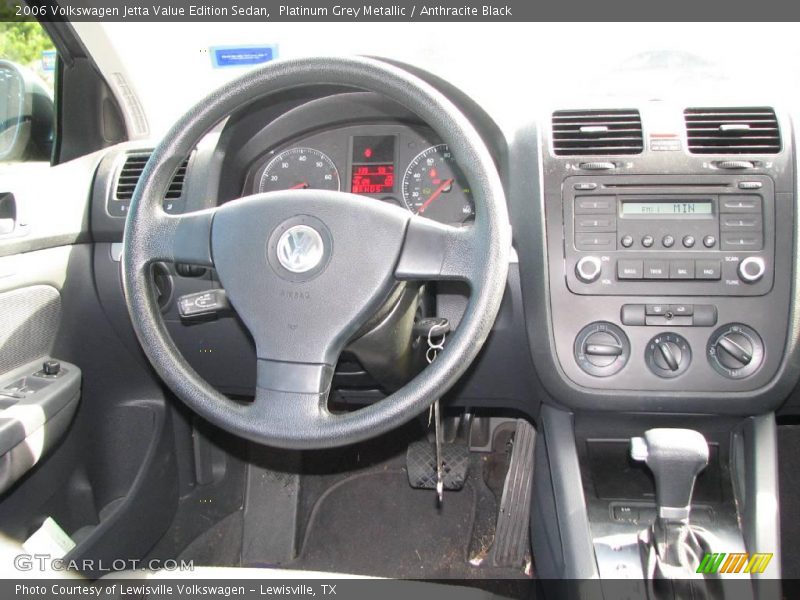 Platinum Grey Metallic / Anthracite Black 2006 Volkswagen Jetta Value Edition Sedan