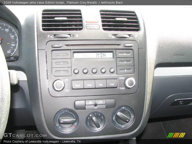 Platinum Grey Metallic / Anthracite Black 2006 Volkswagen Jetta Value Edition Sedan