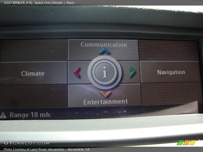 Space Grey Metallic / Black 2007 BMW X5 4.8i