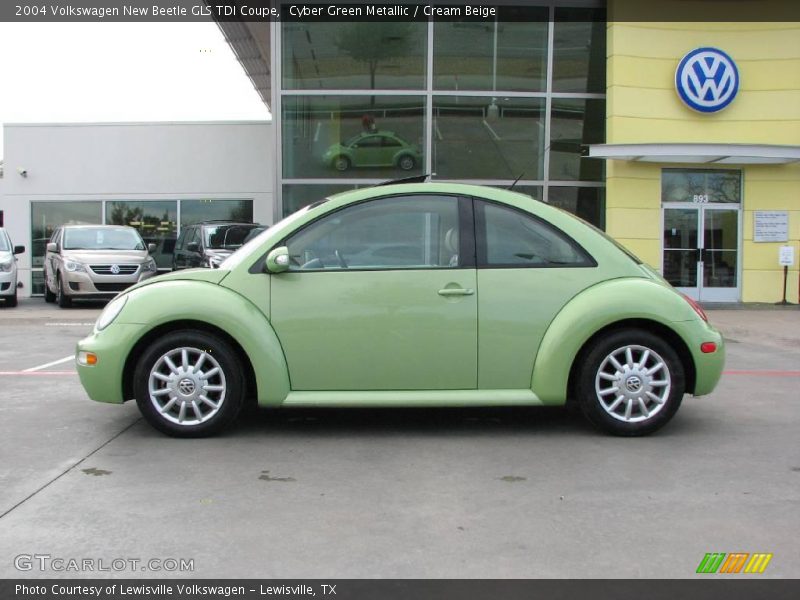 Cyber Green Metallic / Cream Beige 2004 Volkswagen New Beetle GLS TDI Coupe