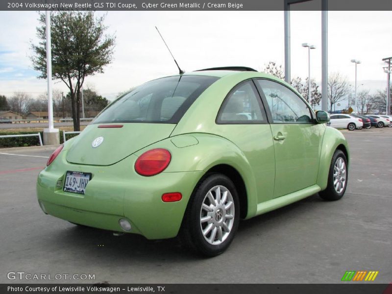 Cyber Green Metallic / Cream Beige 2004 Volkswagen New Beetle GLS TDI Coupe