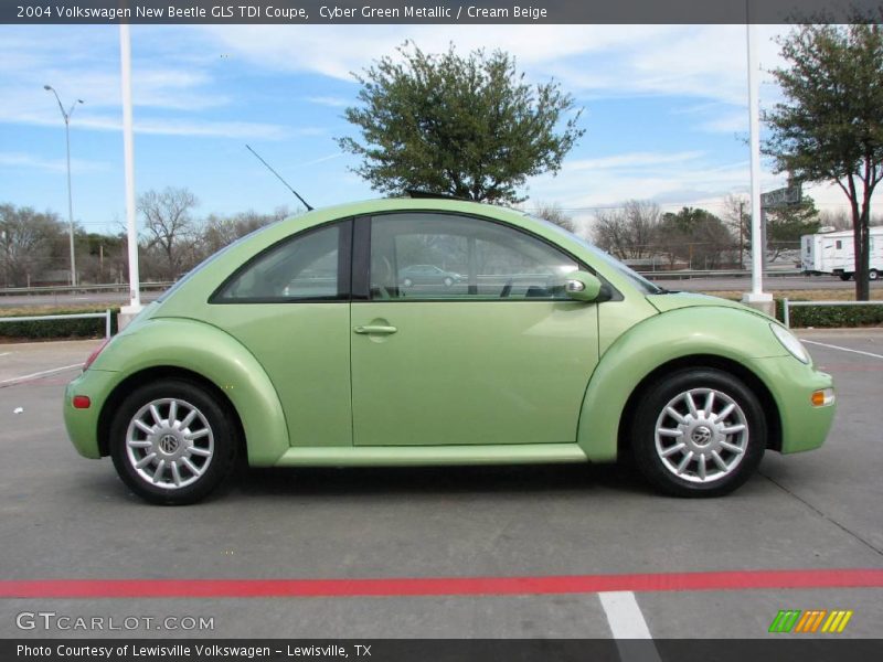 Cyber Green Metallic / Cream Beige 2004 Volkswagen New Beetle GLS TDI Coupe