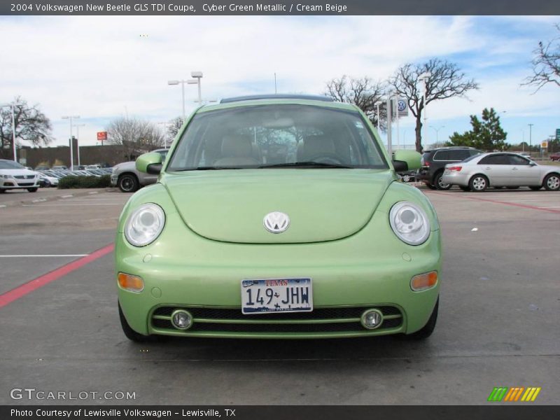 Cyber Green Metallic / Cream Beige 2004 Volkswagen New Beetle GLS TDI Coupe