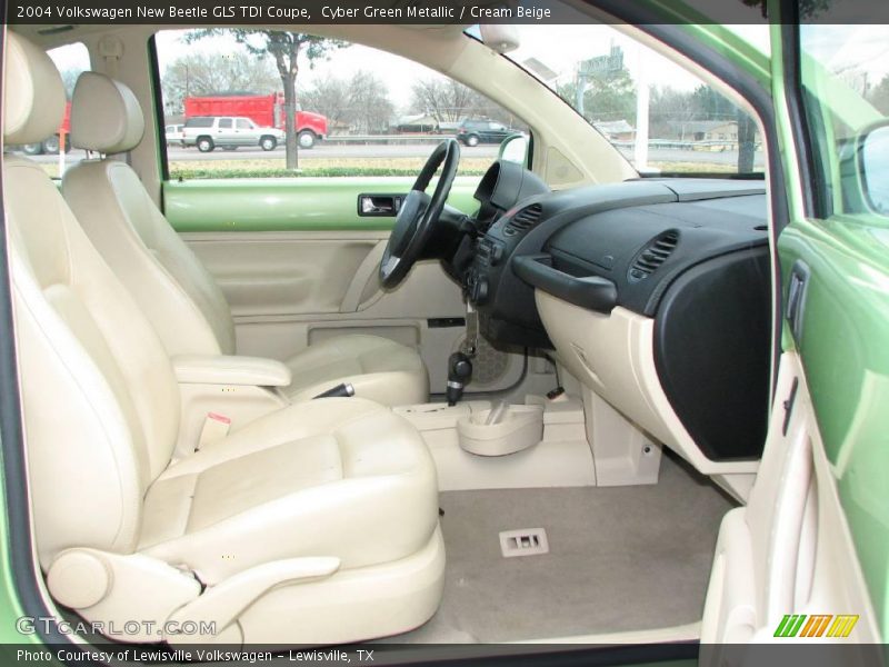 Cyber Green Metallic / Cream Beige 2004 Volkswagen New Beetle GLS TDI Coupe