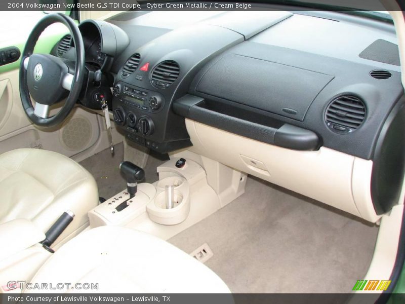 Cyber Green Metallic / Cream Beige 2004 Volkswagen New Beetle GLS TDI Coupe