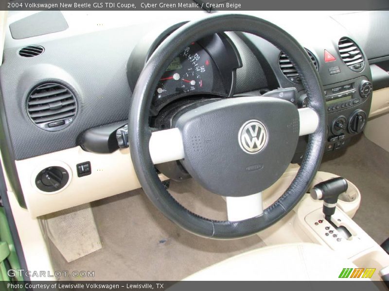 Cyber Green Metallic / Cream Beige 2004 Volkswagen New Beetle GLS TDI Coupe