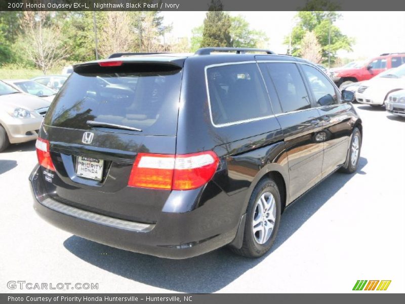 Nighthawk Black Pearl / Ivory 2007 Honda Odyssey EX-L