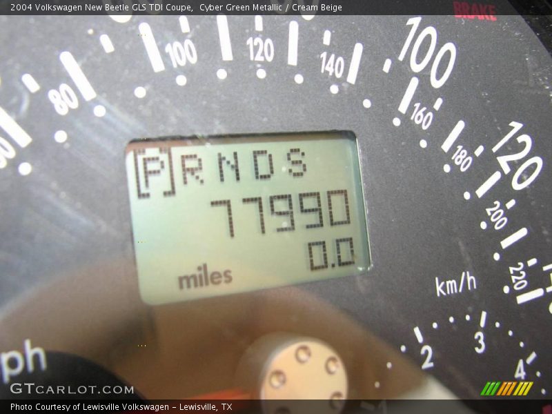 Cyber Green Metallic / Cream Beige 2004 Volkswagen New Beetle GLS TDI Coupe