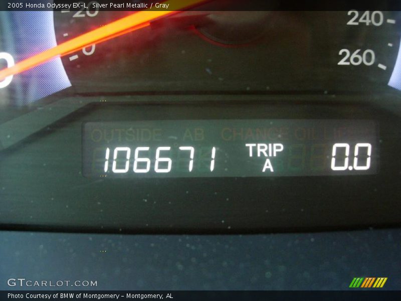 Silver Pearl Metallic / Gray 2005 Honda Odyssey EX-L