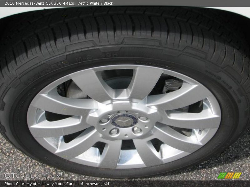 Arctic White / Black 2010 Mercedes-Benz GLK 350 4Matic