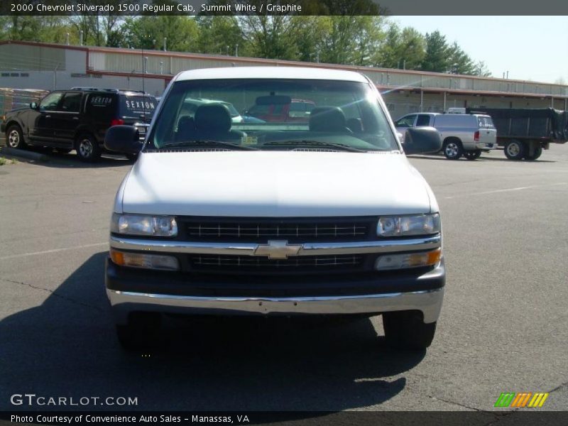 Summit White / Graphite 2000 Chevrolet Silverado 1500 Regular Cab