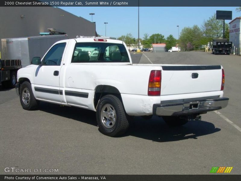 Summit White / Graphite 2000 Chevrolet Silverado 1500 Regular Cab
