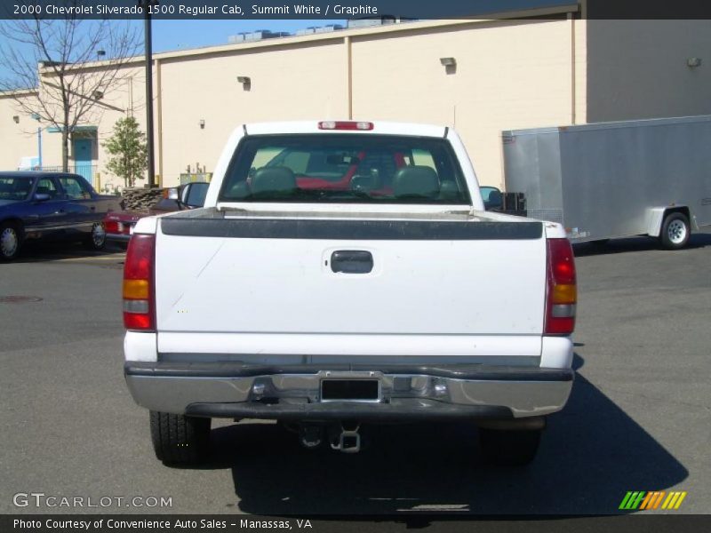Summit White / Graphite 2000 Chevrolet Silverado 1500 Regular Cab