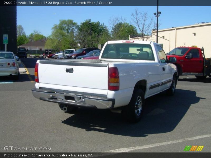 Summit White / Graphite 2000 Chevrolet Silverado 1500 Regular Cab