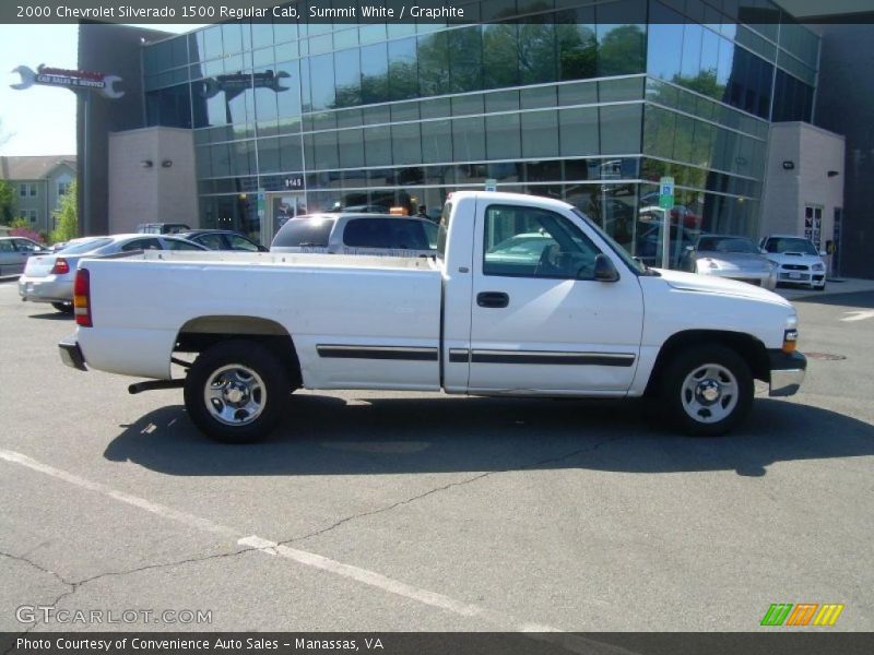 Summit White / Graphite 2000 Chevrolet Silverado 1500 Regular Cab