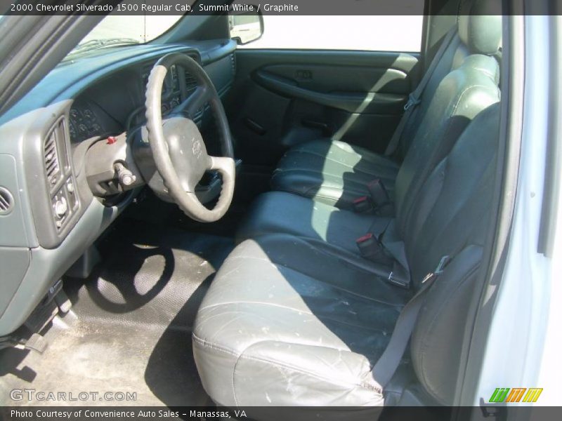 Summit White / Graphite 2000 Chevrolet Silverado 1500 Regular Cab