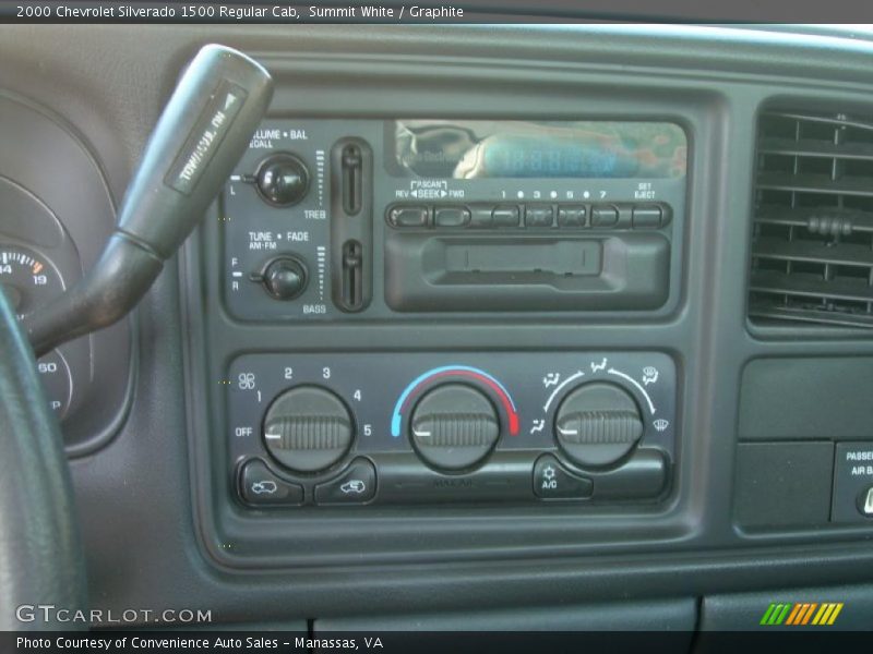 Summit White / Graphite 2000 Chevrolet Silverado 1500 Regular Cab