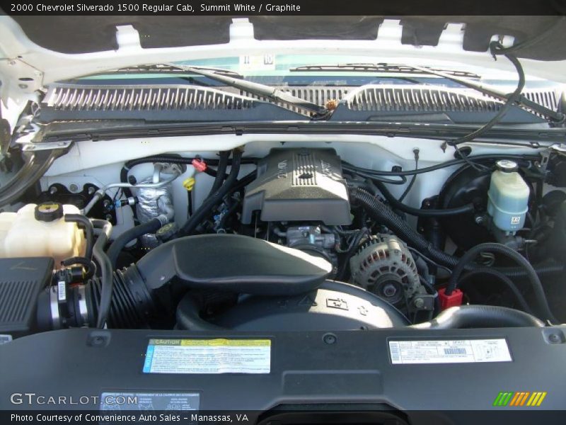 Summit White / Graphite 2000 Chevrolet Silverado 1500 Regular Cab