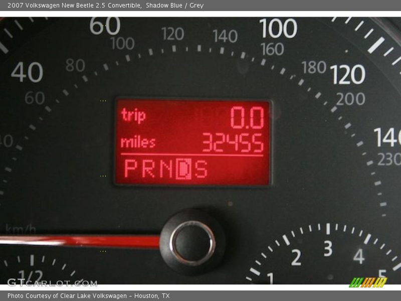 Shadow Blue / Grey 2007 Volkswagen New Beetle 2.5 Convertible