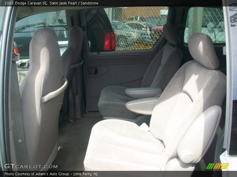Satin Jade Pearl / Sandstone 2003 Dodge Caravan SE