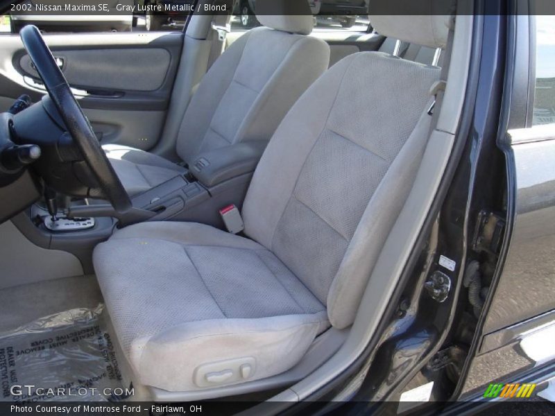 Gray Lustre Metallic / Blond 2002 Nissan Maxima SE
