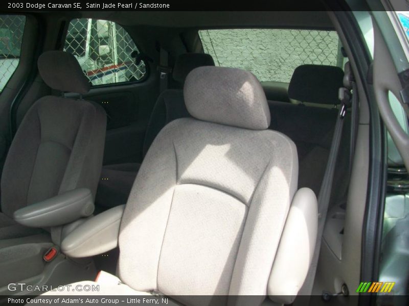 Satin Jade Pearl / Sandstone 2003 Dodge Caravan SE
