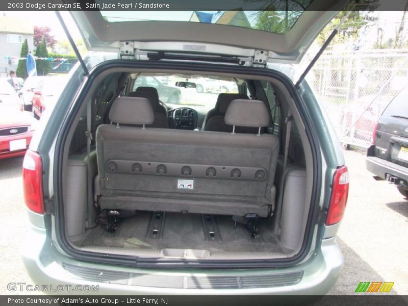 Satin Jade Pearl / Sandstone 2003 Dodge Caravan SE