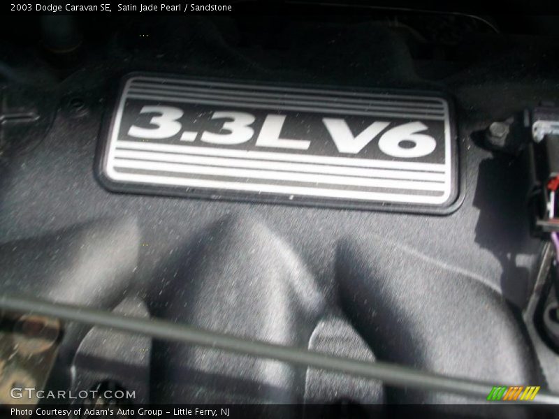 Satin Jade Pearl / Sandstone 2003 Dodge Caravan SE