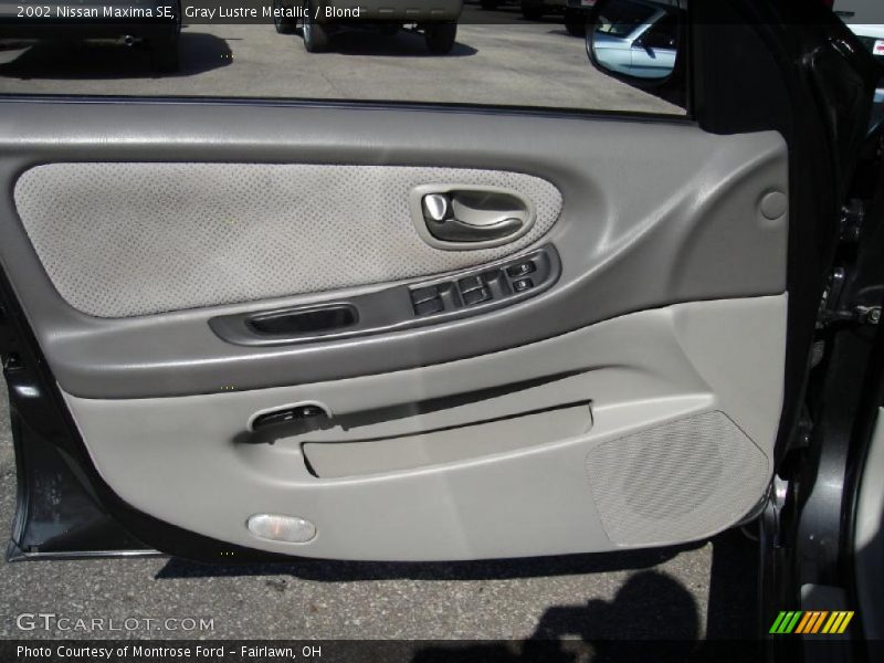 Gray Lustre Metallic / Blond 2002 Nissan Maxima SE