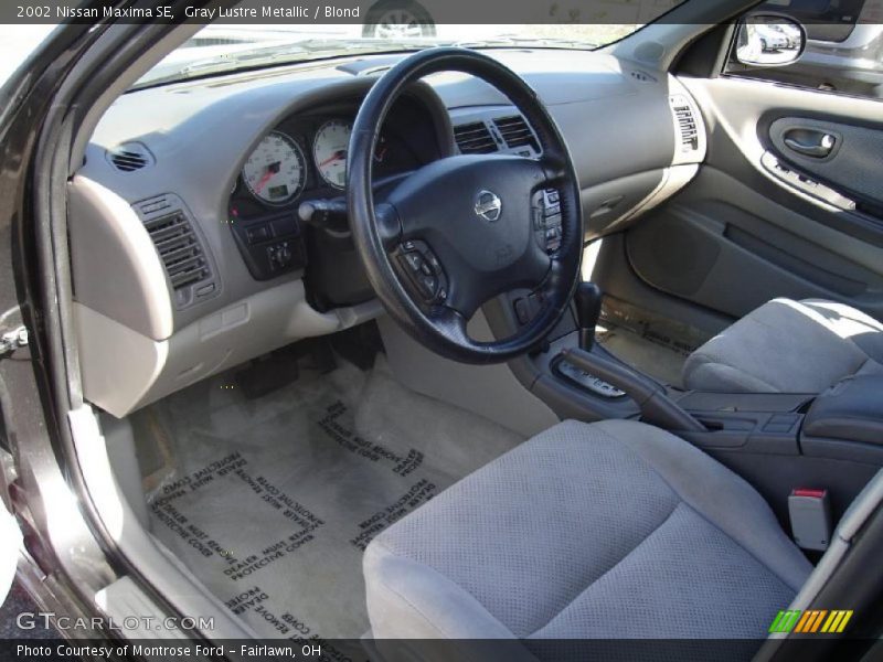 Gray Lustre Metallic / Blond 2002 Nissan Maxima SE