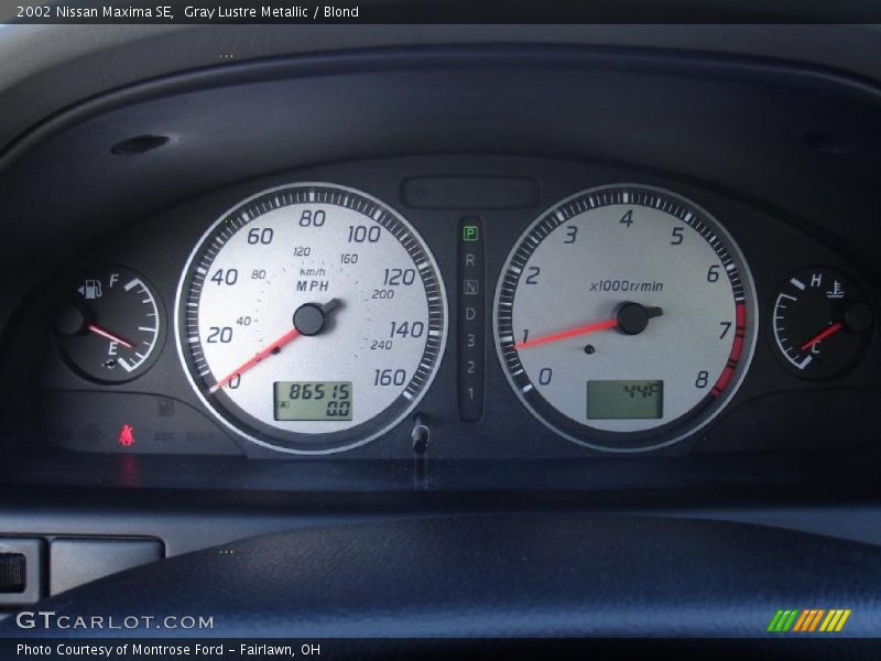 Gray Lustre Metallic / Blond 2002 Nissan Maxima SE