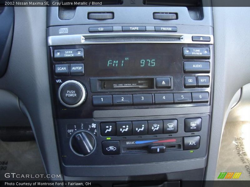 Gray Lustre Metallic / Blond 2002 Nissan Maxima SE