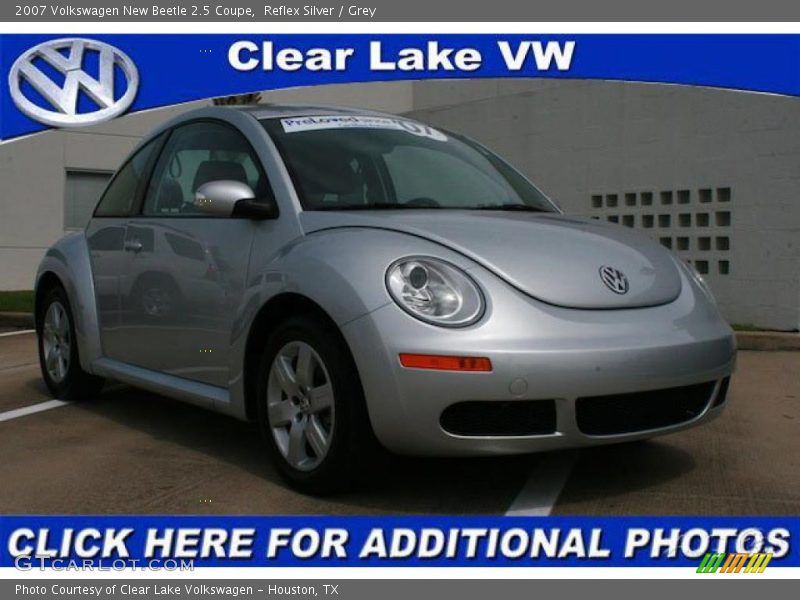 Reflex Silver / Grey 2007 Volkswagen New Beetle 2.5 Coupe