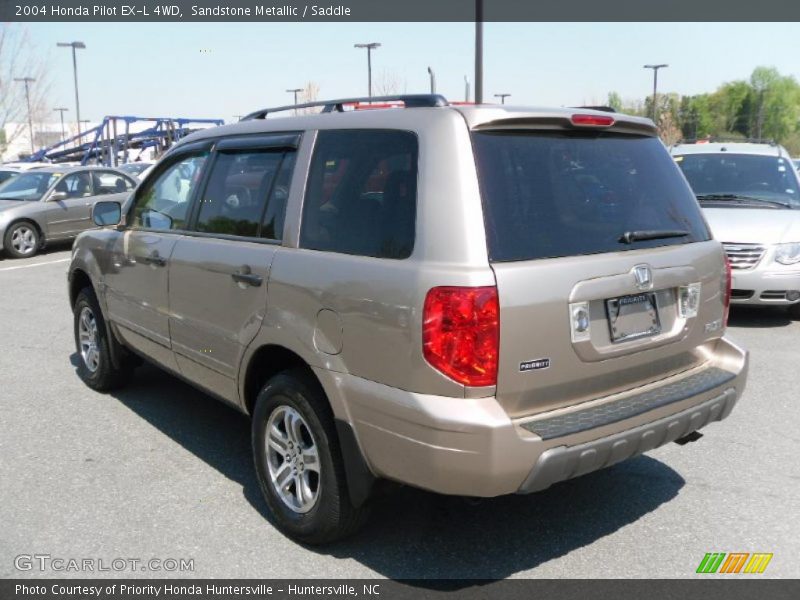 Sandstone Metallic / Saddle 2004 Honda Pilot EX-L 4WD