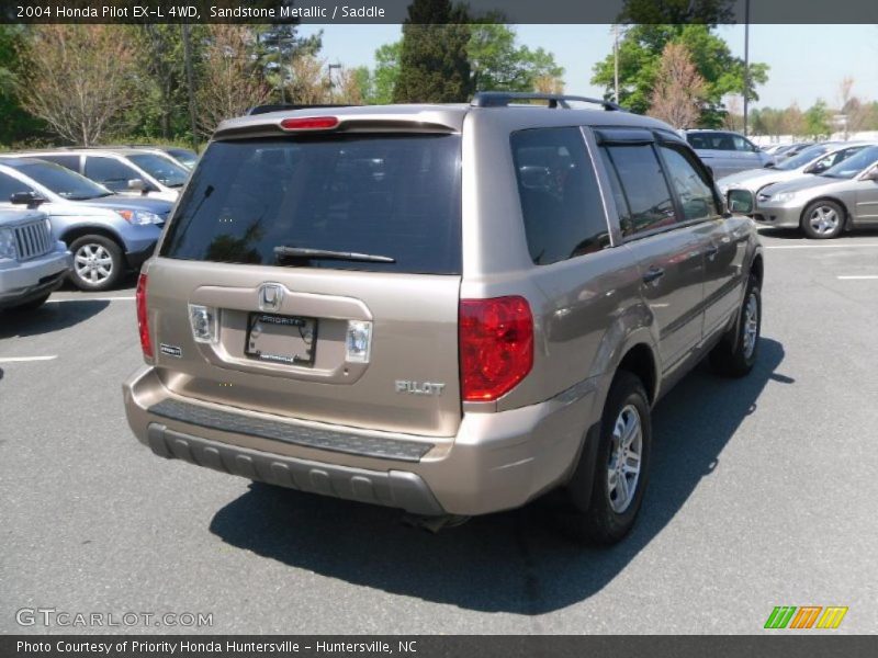 Sandstone Metallic / Saddle 2004 Honda Pilot EX-L 4WD