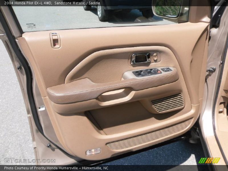 Sandstone Metallic / Saddle 2004 Honda Pilot EX-L 4WD
