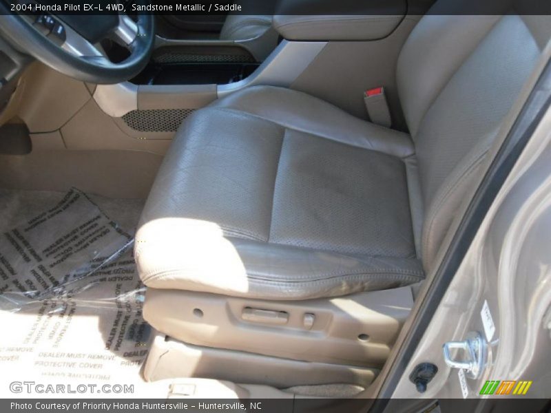 Sandstone Metallic / Saddle 2004 Honda Pilot EX-L 4WD