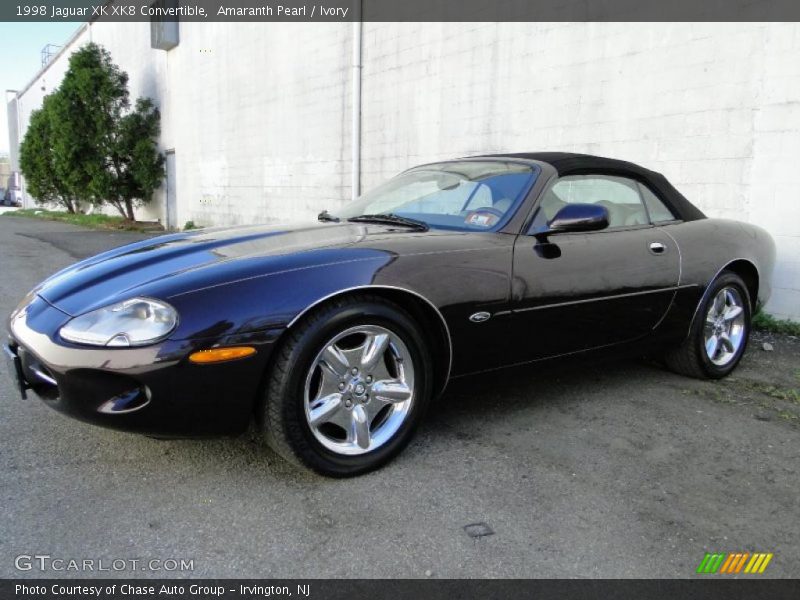 Amaranth Pearl / Ivory 1998 Jaguar XK XK8 Convertible