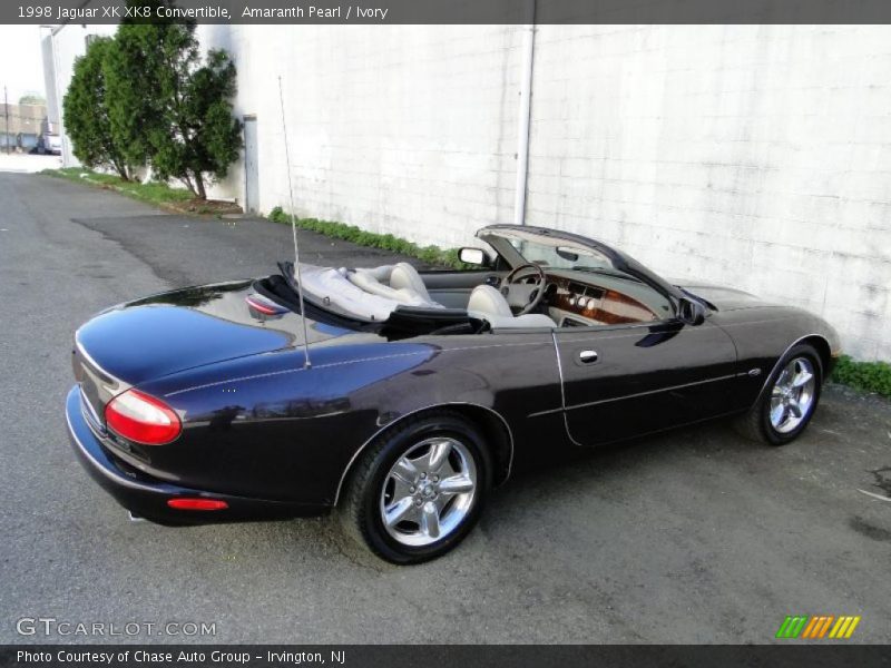 Amaranth Pearl / Ivory 1998 Jaguar XK XK8 Convertible