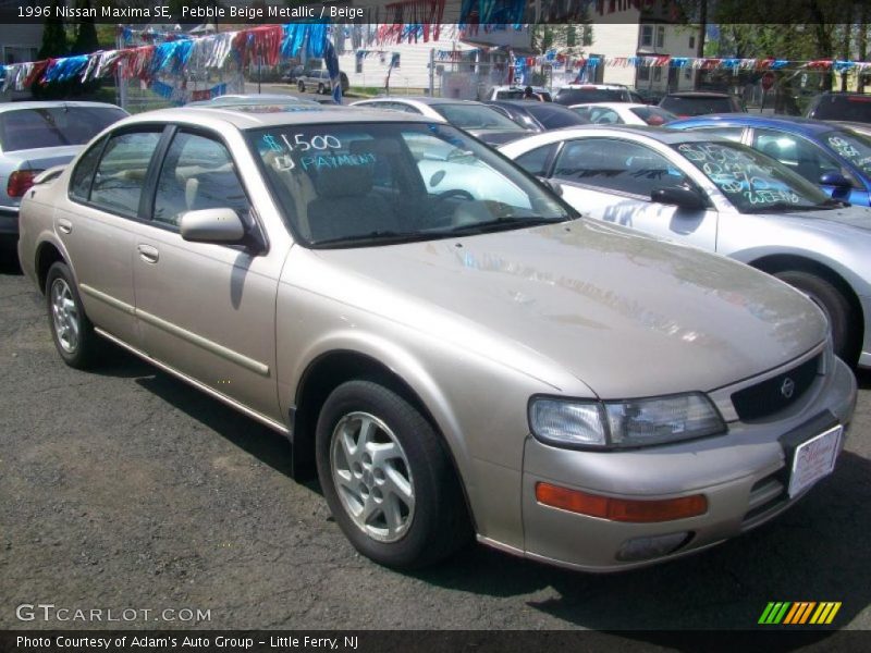Pebble Beige Metallic / Beige 1996 Nissan Maxima SE