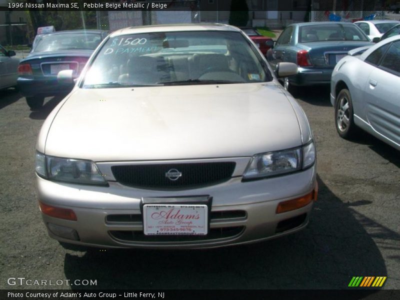 Pebble Beige Metallic / Beige 1996 Nissan Maxima SE