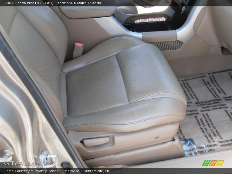 Sandstone Metallic / Saddle 2004 Honda Pilot EX-L 4WD