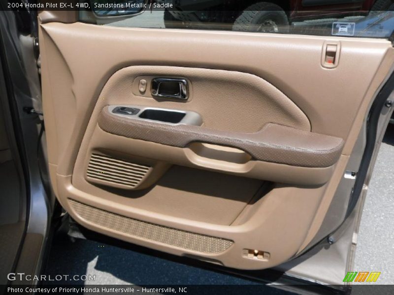 Sandstone Metallic / Saddle 2004 Honda Pilot EX-L 4WD