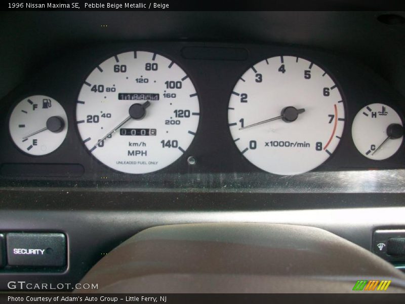 Pebble Beige Metallic / Beige 1996 Nissan Maxima SE