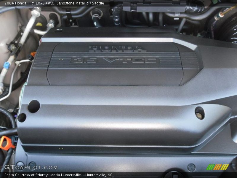 Sandstone Metallic / Saddle 2004 Honda Pilot EX-L 4WD