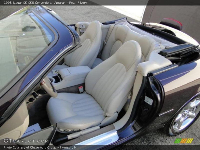 Amaranth Pearl / Ivory 1998 Jaguar XK XK8 Convertible