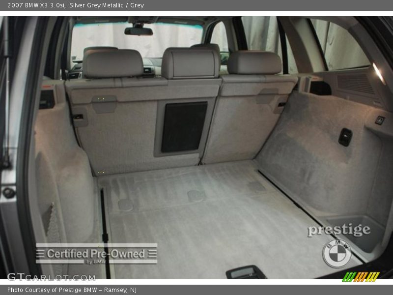 Silver Grey Metallic / Grey 2007 BMW X3 3.0si